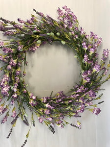 22” Wreath - Lavender Berry