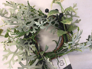 1"Candle RIng - Dusty Miller