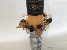 Load image into Gallery viewer, 1&quot;Candle Ring - Faceted Crystals, Halloween