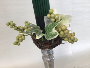 1"Candle Ring - Hydrangea Berry