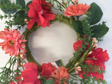 Load image into Gallery viewer, 4&quot;Candle Ring - Hydrangea &amp; Gerbera