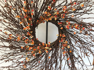 24” Wreath - Bittersweet Swirl