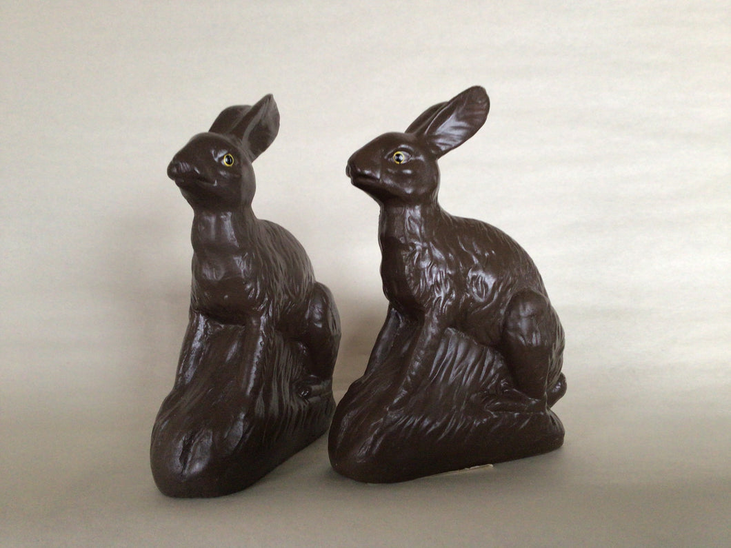 Chocolate Rabbit - 5”high sitting