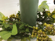 Load image into Gallery viewer, 4&quot;Candle Ring - Foliage &amp; Small Berry