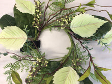 Load image into Gallery viewer, 4&quot;Candle Ring - Mixed Leaves