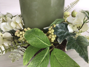 6"Candle Ring - Hydrangea Berry