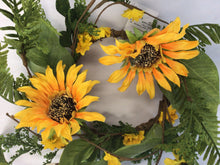 Load image into Gallery viewer, 4&quot;Candle Ring - Sunflower
