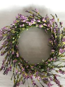 22” Wreath - Lavender Berry