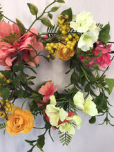 Load image into Gallery viewer, 4&quot;Candle Ring - Spring Mixed Flowers