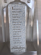 Load image into Gallery viewer, Chantilly Lace Wedding Pillar 3x9 - Chocolate Ribbon